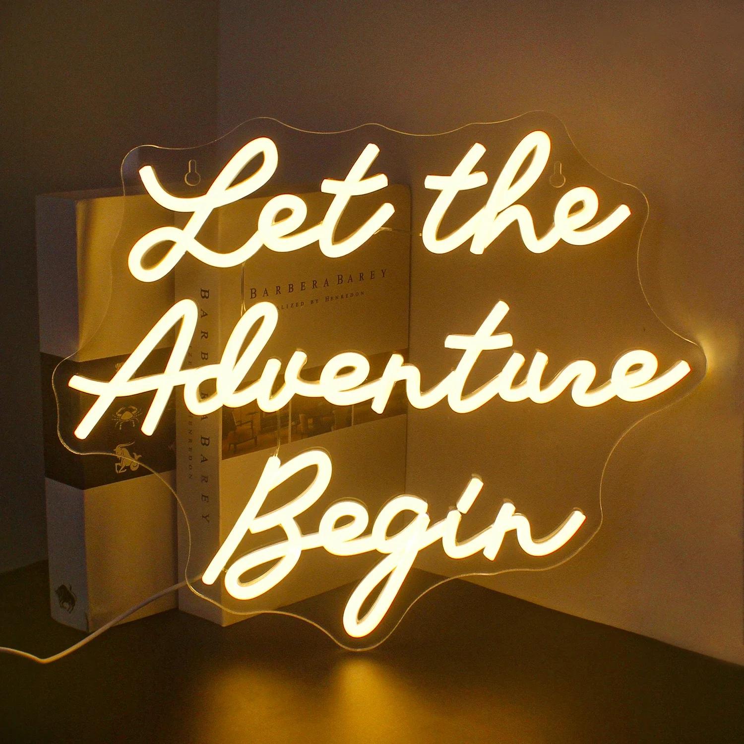Let The Adventure Begin ׿ Ʈ,  ,  ,   LED , ħ Ŭ  ȥ  Ƽ